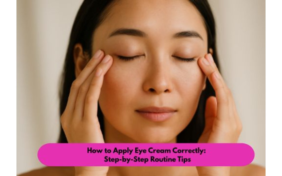 How to Apply Eye Cream Correctly: Step-by-Step Routine Guide