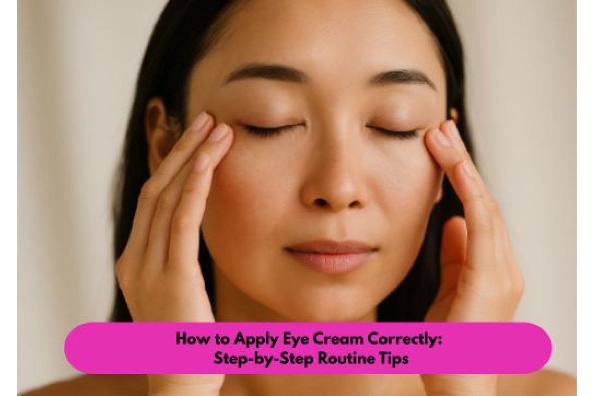 How to Apply Eye Cream Correctly: Step-by-Step Routine Guide