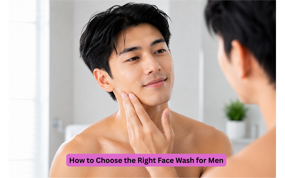 How to Choose the Right Face Wash for Men