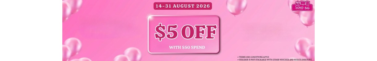 $5 Voucher with Min Spend $50