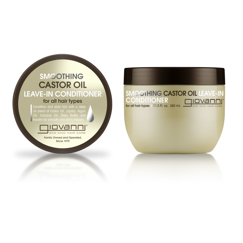 SMOOTHING CASTOR OIL LEAVE-IN CONDITNR 340ML