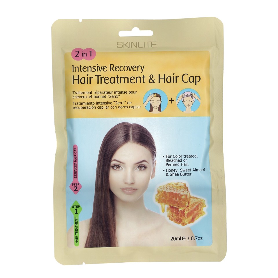 INTENSIVE RECOVERY HAIR MASK+ HAIR CAP 20ML (HONEY)