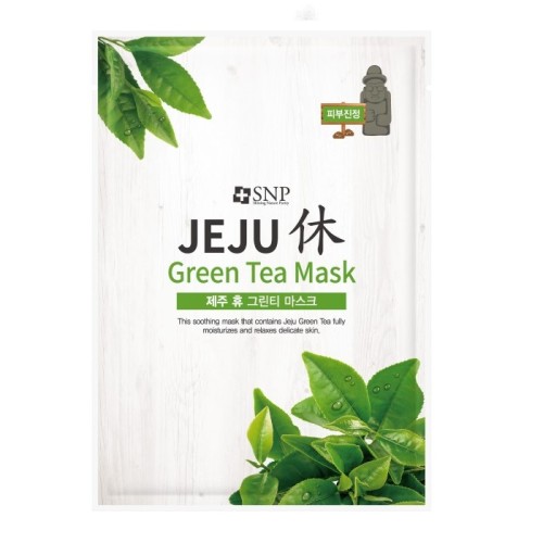 JEJU REST GREEN TEA MASK 1'S