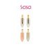 CREASELESS HAIR CLIPS 4PC (CORAL)