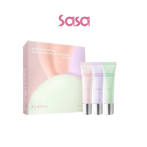 WHITE PEARLSATION IDEAL ACTRESS BACKSTAGE CREAM SPECIAL SET 3'S