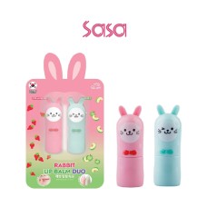 RABBIT LIP BALM DUO (STRAWBERRY / APPLE) 3.5GX2