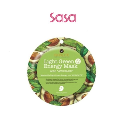 LIGHT GREEN ENERGY MASK 1'S (AVOCADO)