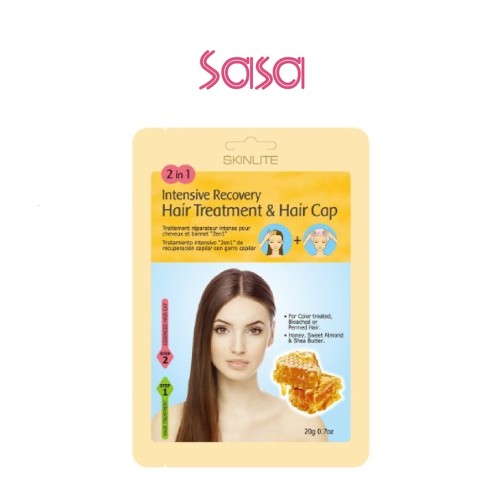 INTENSIVE RECOVERY HAIR MASK+ HAIR CAP 20ML (HONEY)