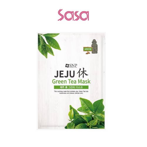 JEJU REST GREEN TEA MASK 1'S