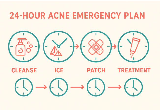 4 Ways to Get Rid of Acne Breakouts in 24 Hours