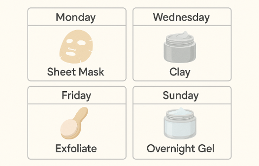 The Weekly Face Mask Planner