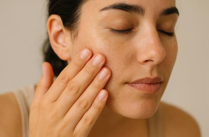 How to exfoliate your skin step by step