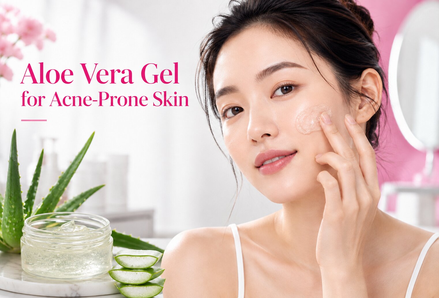Aloe Vera Gel for Acne-Prone Skin