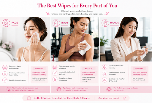The Best Body Wipes and Face Wipes for Your Skincare Routine The Best Body Wipes and Face Wipes for Your Skincare Routine