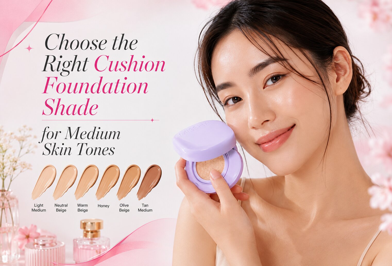 Choose the Right Foundation Shades: Cushion Foundation