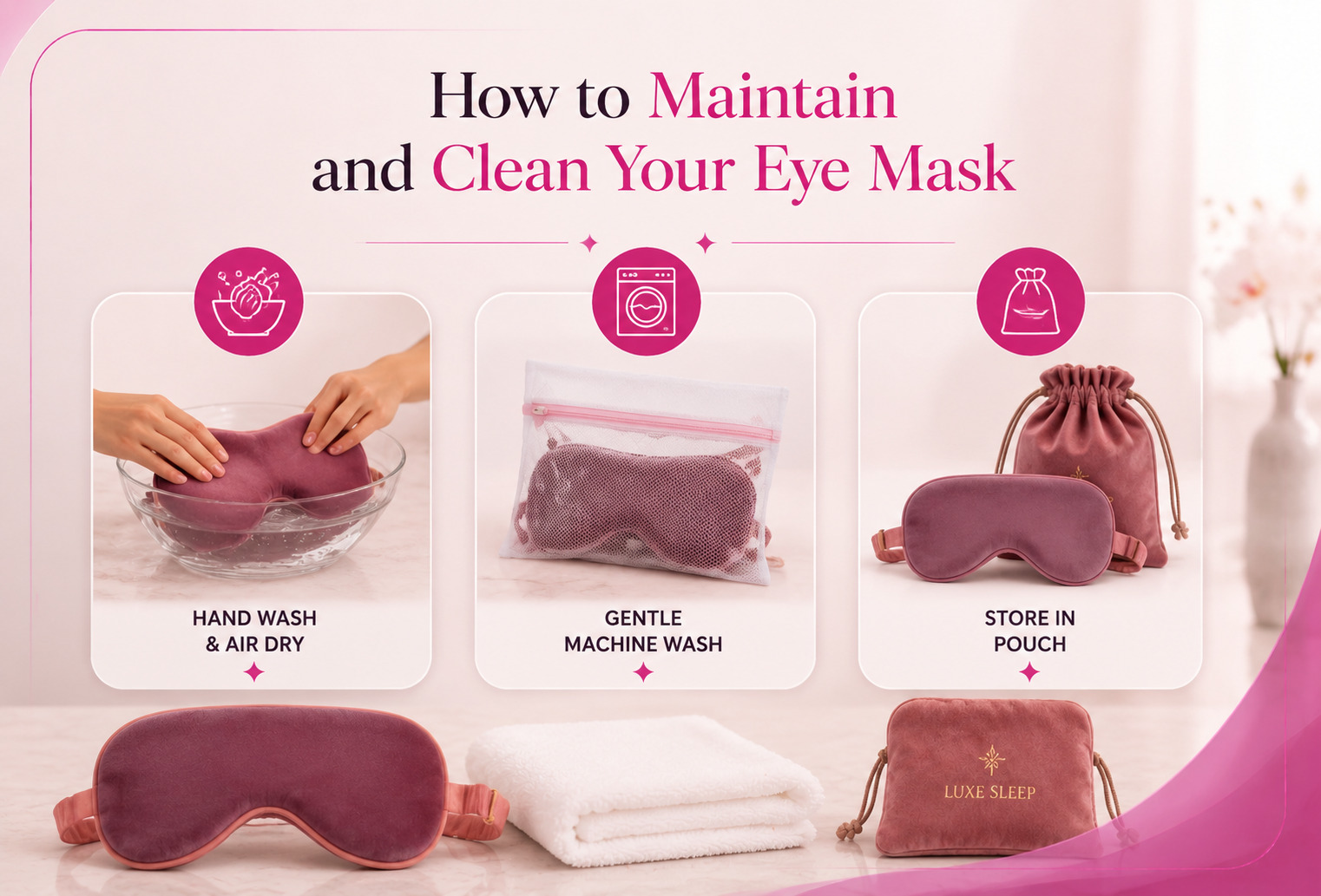 How to Maintain Your Eye Mask