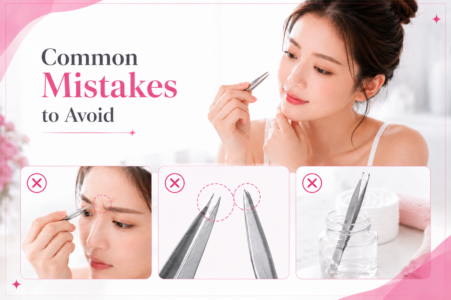 Common mistakes to avoid when removing ingrown hairs with tweezers