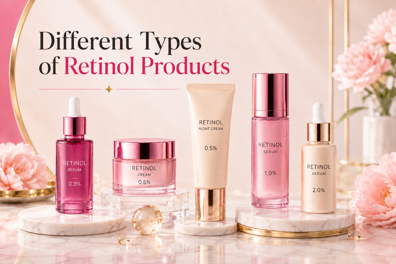 Different Types of Retinol Products