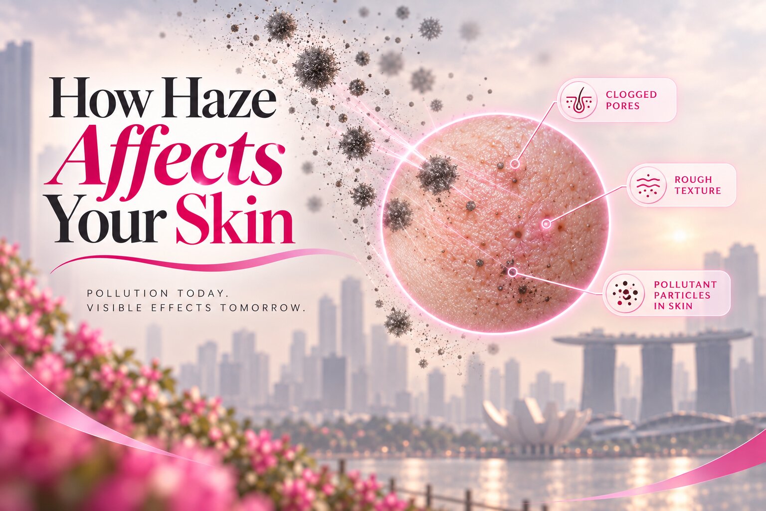 How Does Air Pollution and Haze in Singapore Affect Your Skin
