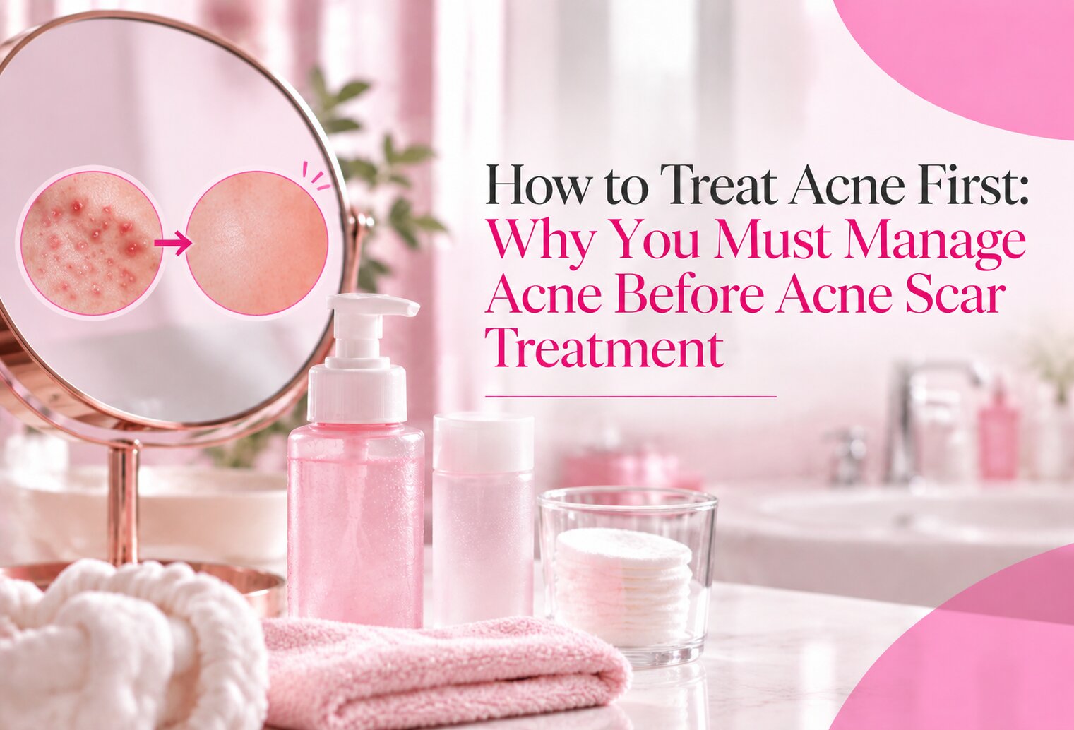 How to Treat Acne First: Why You Must Manage Acne Before Acne Scar Treatment