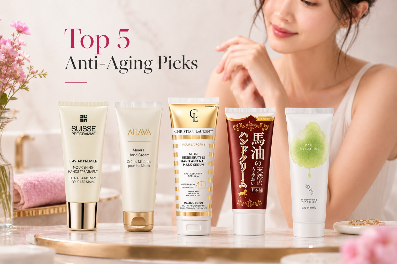 Top five anti-ageing hand creams at Sa Sa Singapore