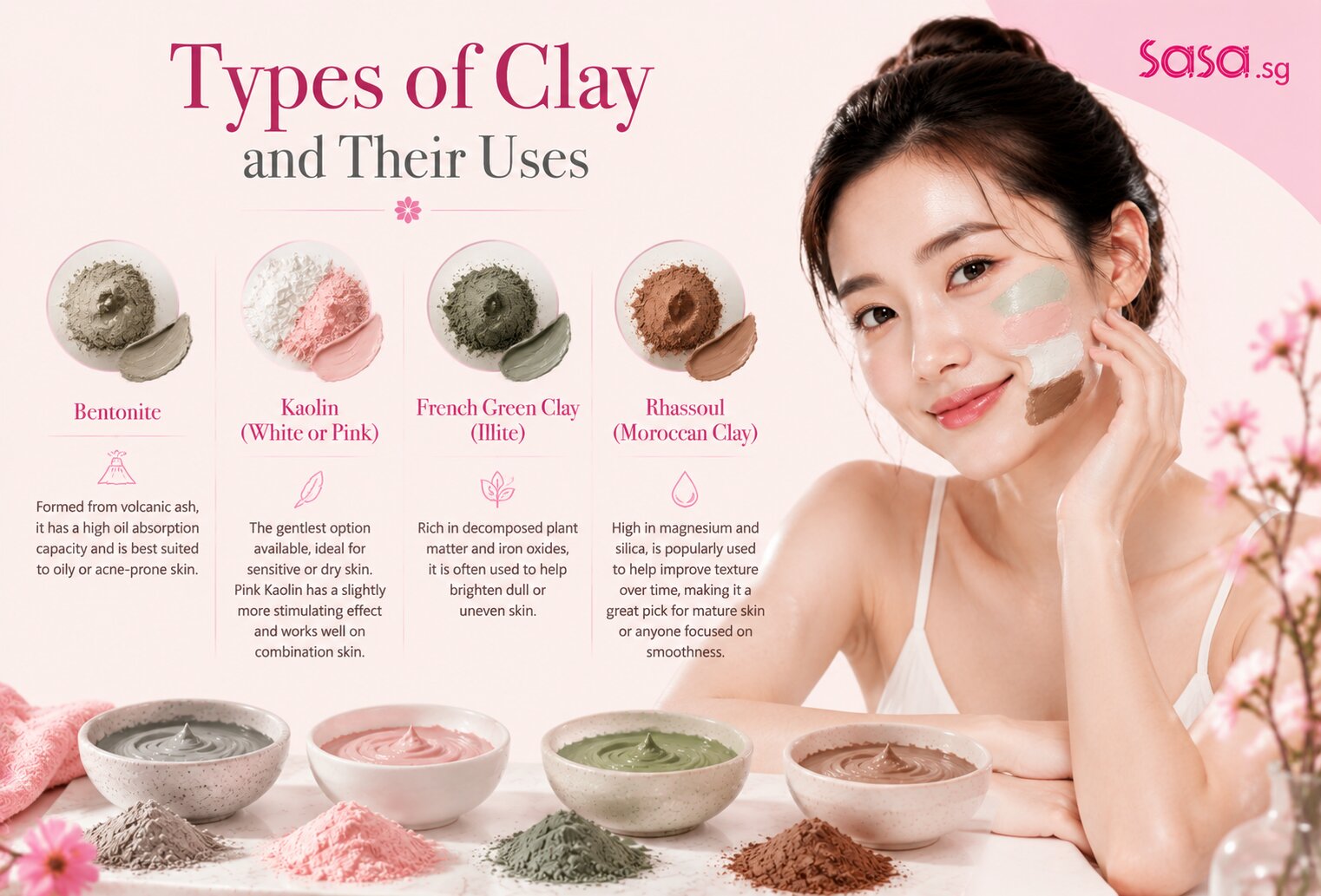 Types of clay and their uses